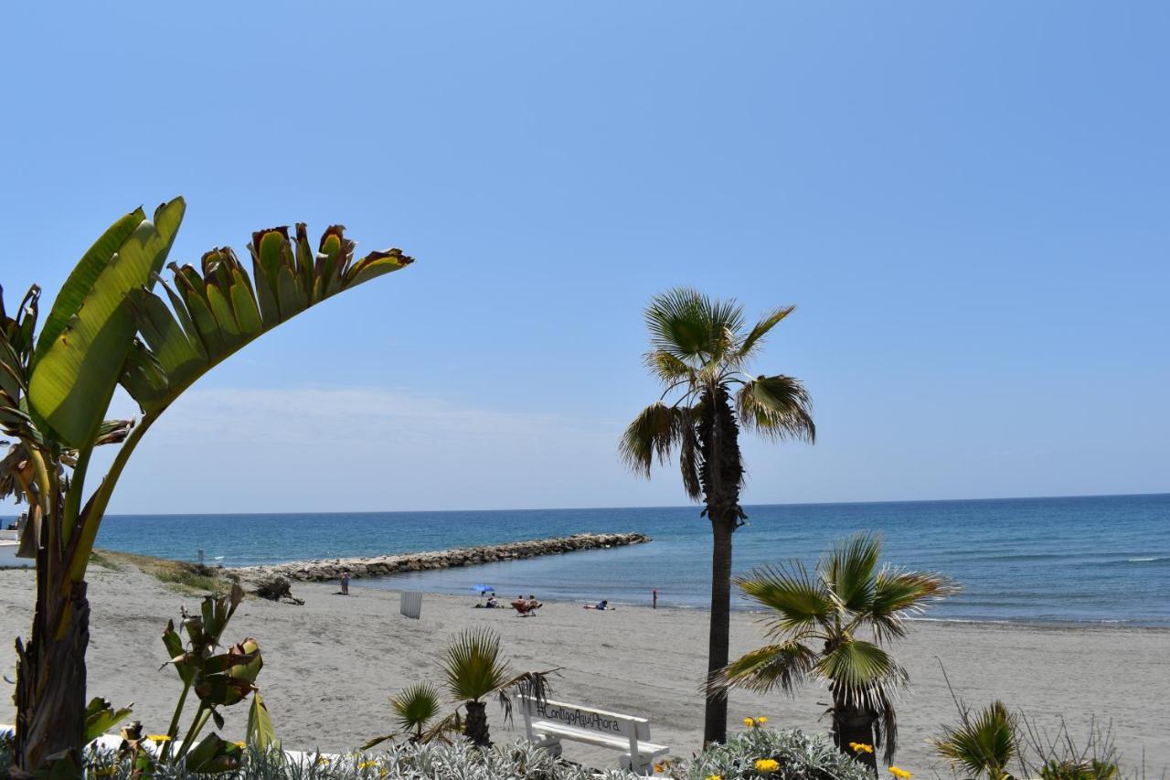 Ferienwohnung Fantastic Studio - Beachfront Torrox Exterior foto